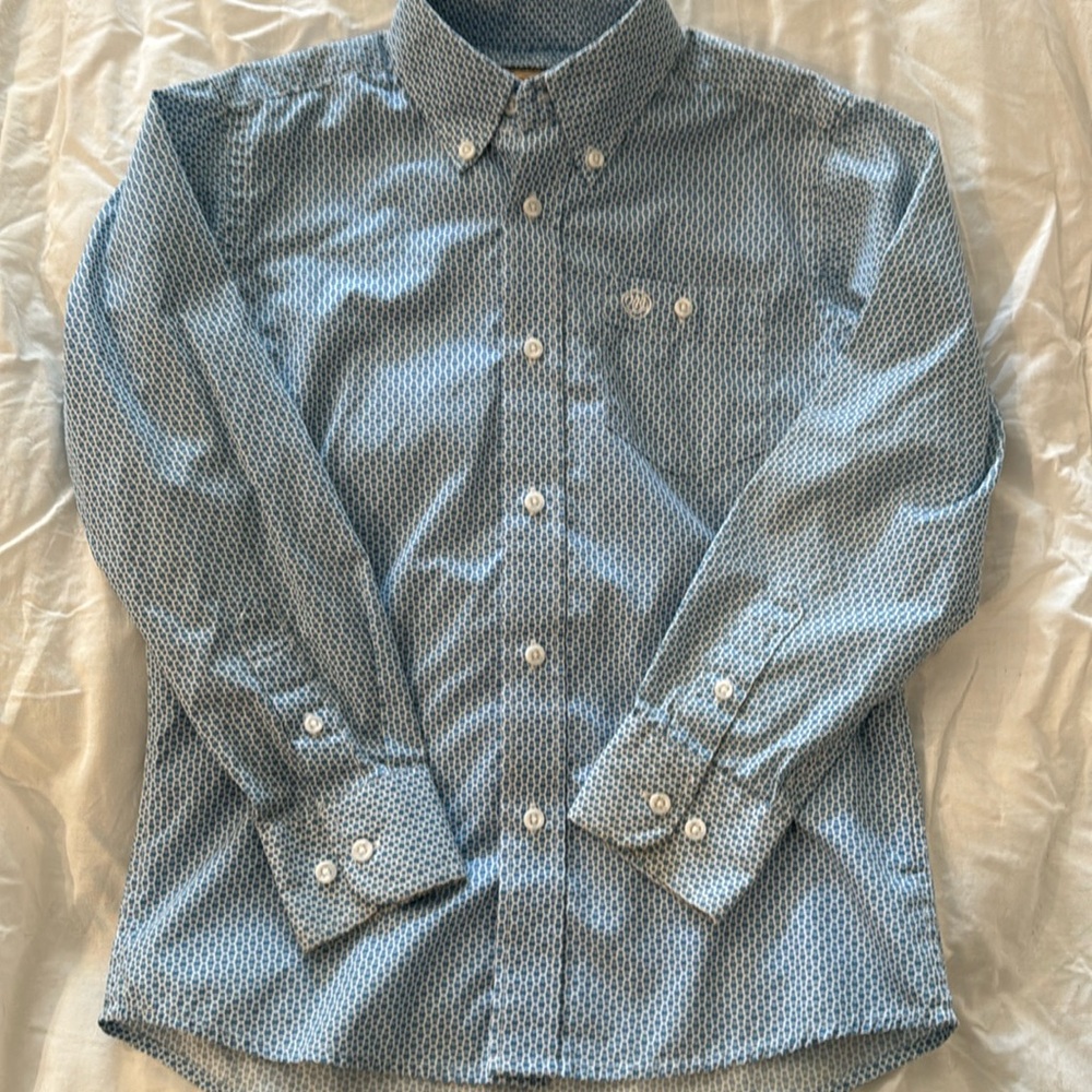 Wrangler button up western long sleeve
